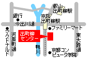 長栄　出町柳センター　地図