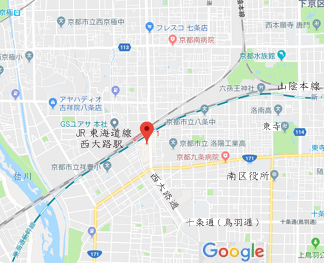中西電建 シボラ西大路 地図