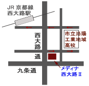 中西電建 メディナ西大路U MAP