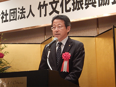 京都市長の祝辞（代理：六車雄一様）