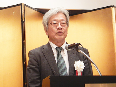 開会挨拶　柴田理事長