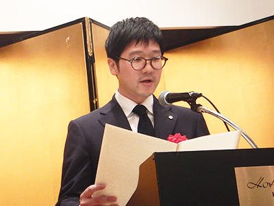 京都市長の祝辞（代理：大江將仁様）