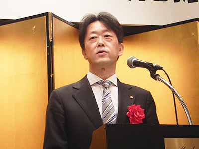 京都商工会議所会頭の祝辞（代理：柴　隆利様）