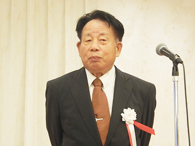 田代千葉県支部長による開宴の挨拶