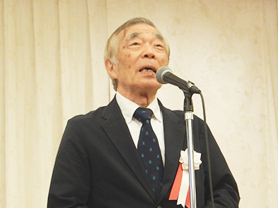亀山岐阜支部長による乾杯の発声