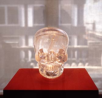 Crystal skull face