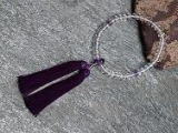 京念珠　本水晶（紫水晶）スターシェイプ