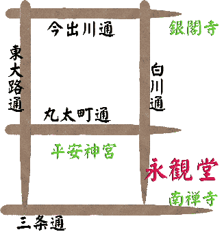 永観堂の地図